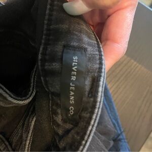 Silver Jeans Black Denim Classic Fit